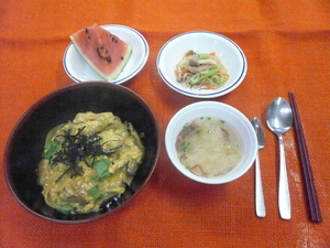 7月7日　親子丼.JPG